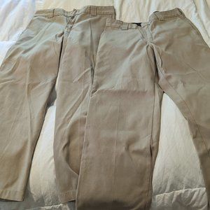 Lot of Dickies khaki work pants
